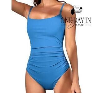Eomenie Tummy Control One Piece Swimsuit Size M